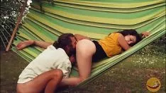 Play Beloved Pervers Have Unprotected Sex In A Hammock