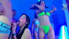 Play Latina Orgy: Neighbors Go Wild for My Big Cock
